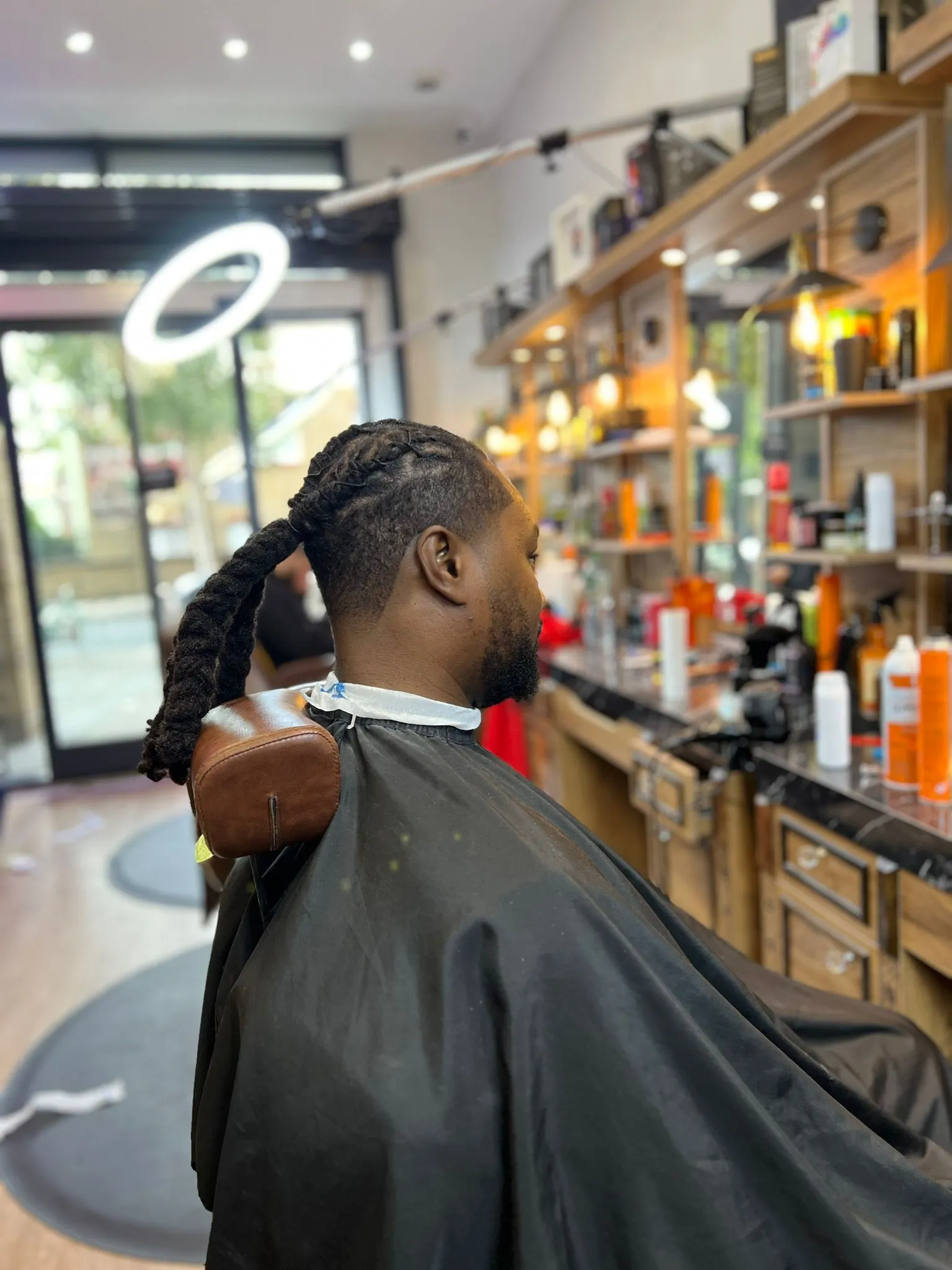 Mid taper haircut - professional barbering at Island Barbers